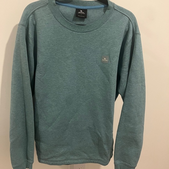 Rip Curl Vaporcool Crew Sweater - Mineral Blue Marle / SIZE L - Picture 2 of 6